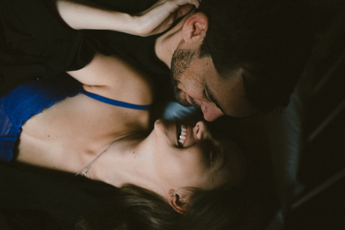 couple boudoir session