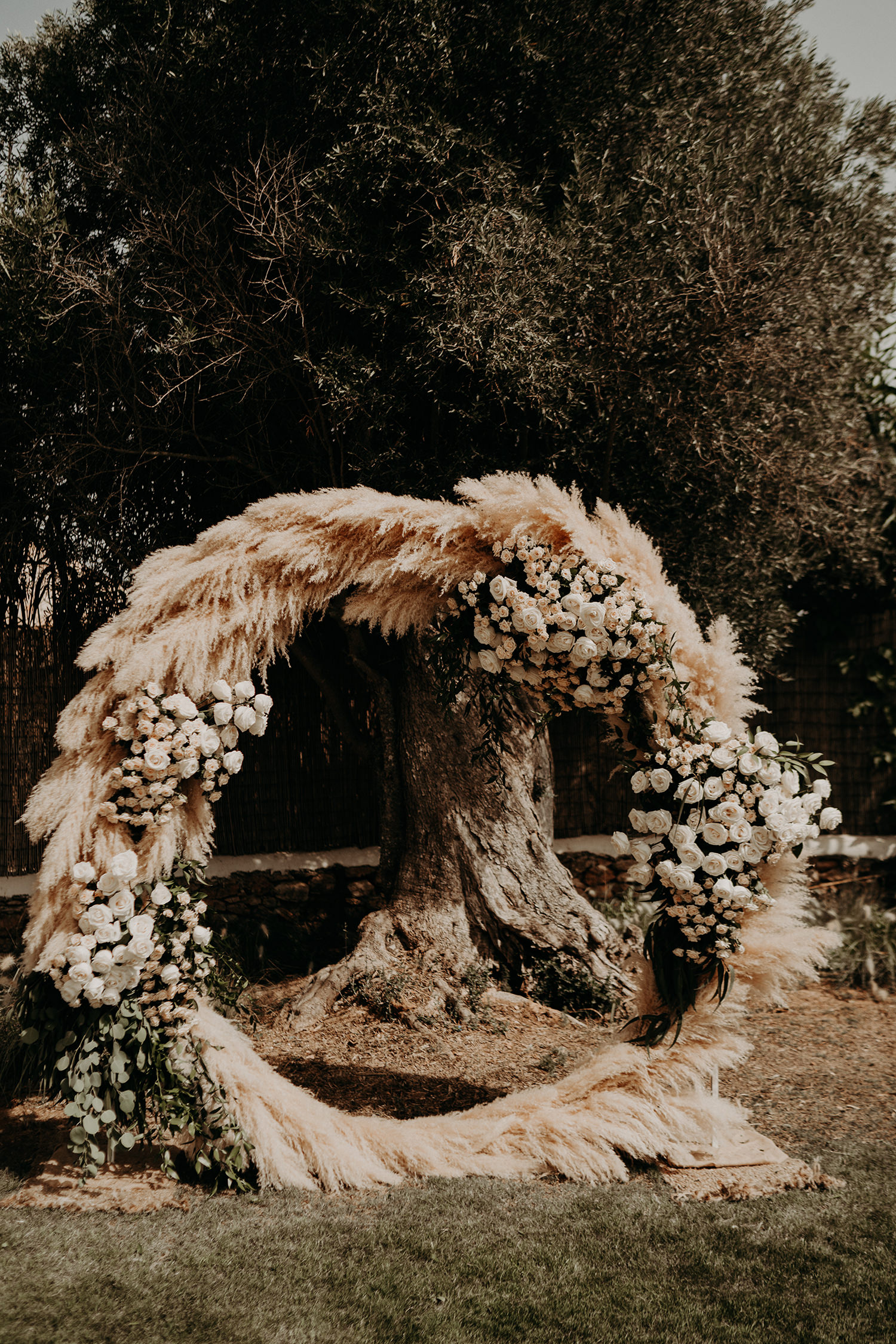 Ibiza wedding mariage ceremony flowers