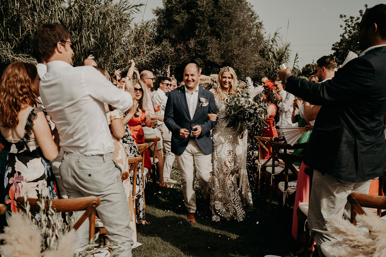 Ibiza wedding mariage ceremony exit