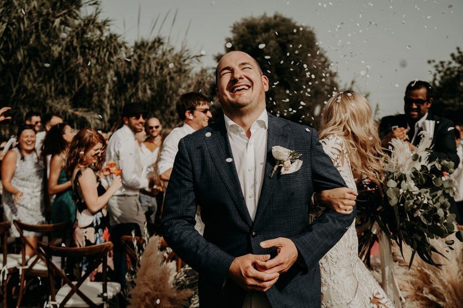 Ibiza wedding mariage ceremony exit