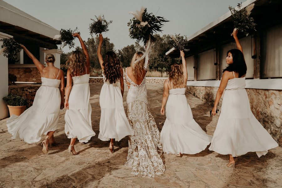 Ibiza wedding mariage bridesmaids