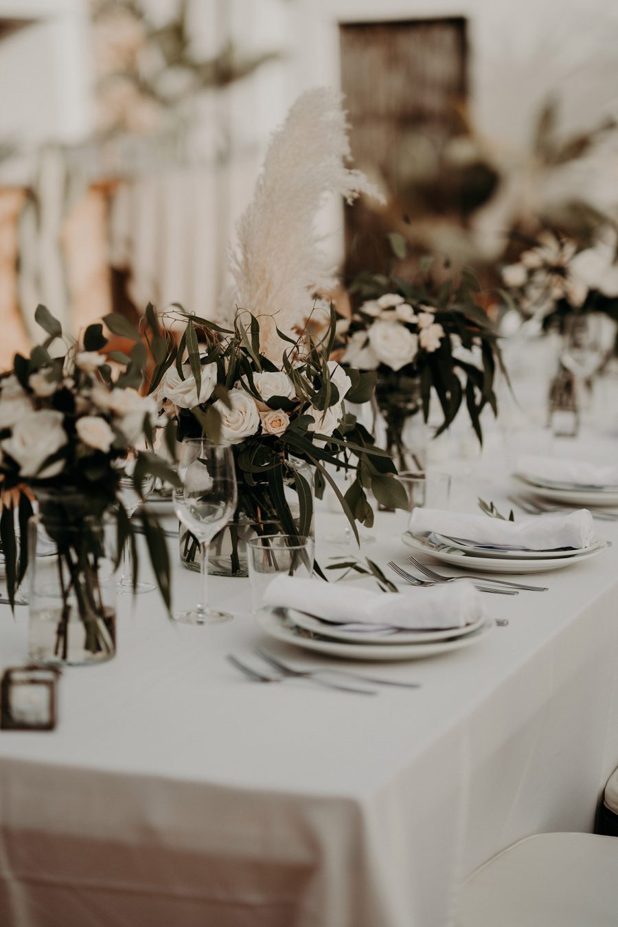 Ibiza wedding mariage flower centerpiece