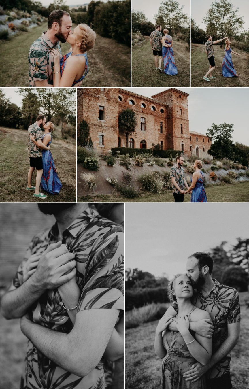 seance couple wedding Fajac Toulouse