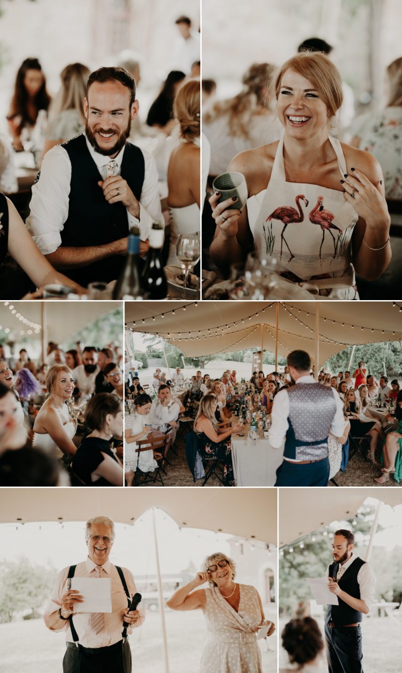 Fajac Toulouse wedding outdoor dinner