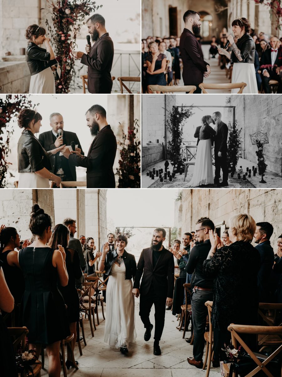 Gothic chic wedding