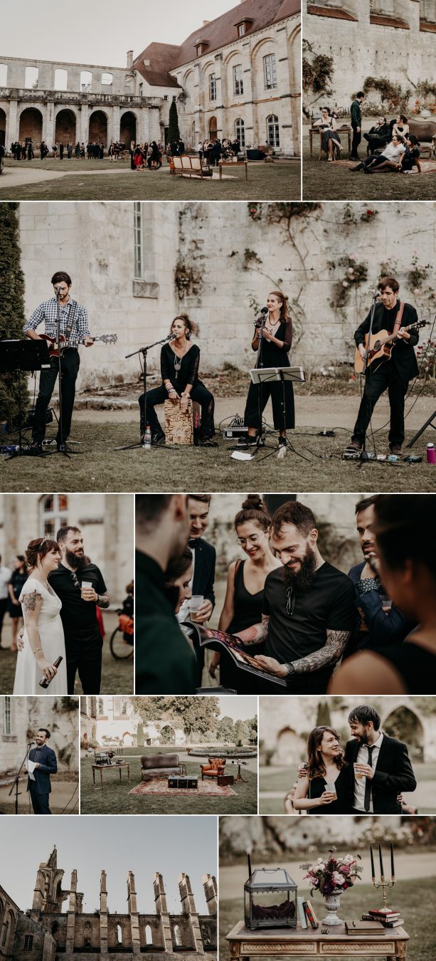Gothic chic wedding