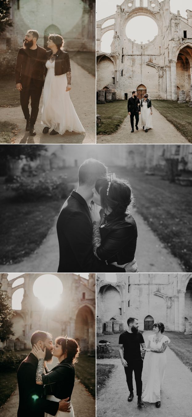 Gothic chic wedding