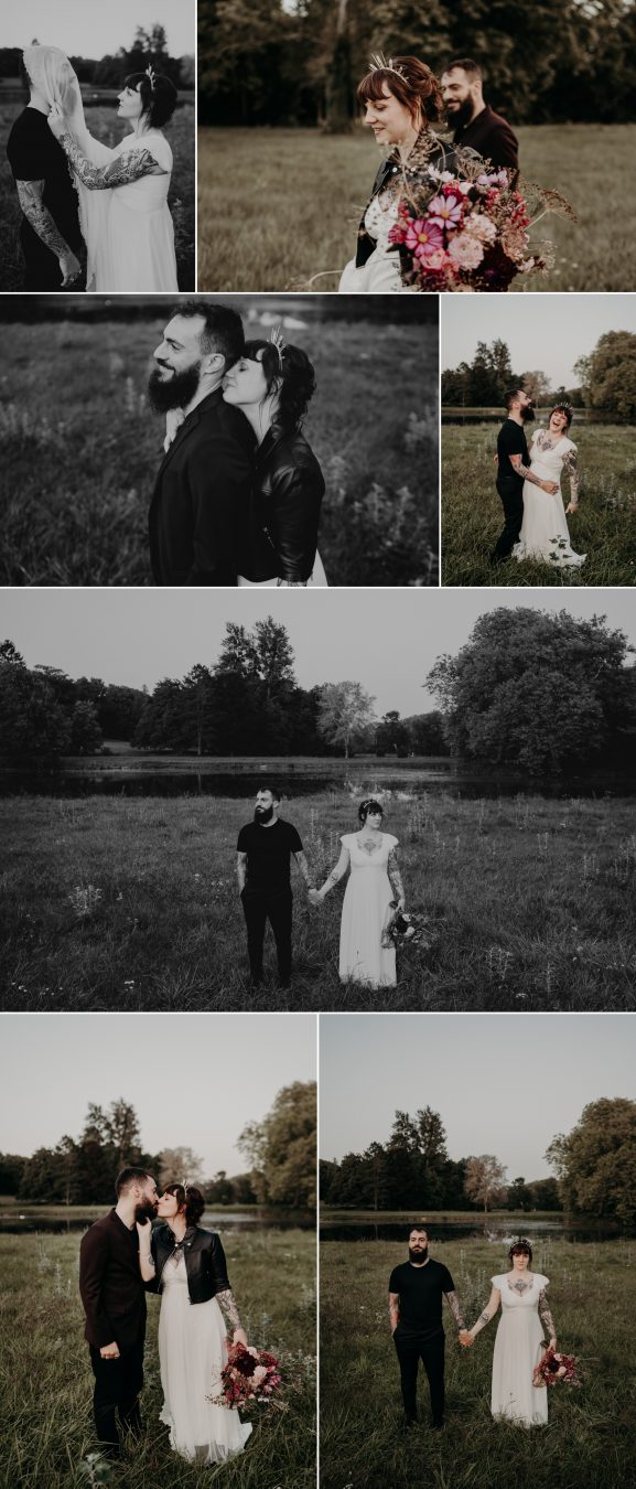 Gothic chic wedding