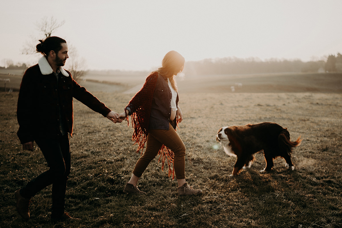 maternity couple session