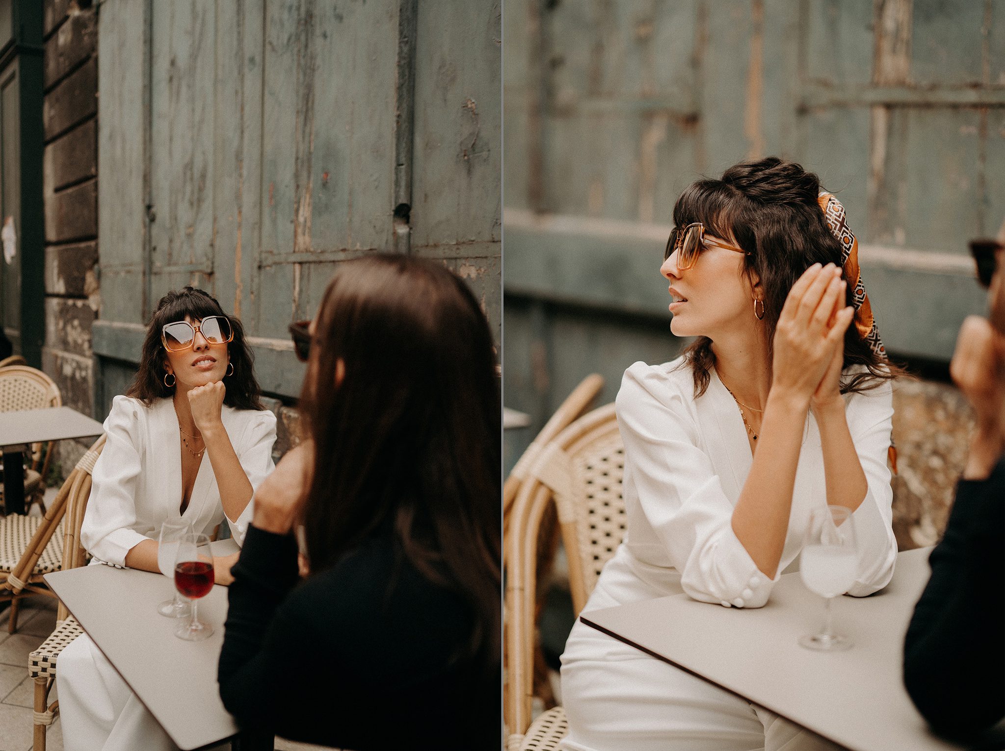 retro style elopement 70s