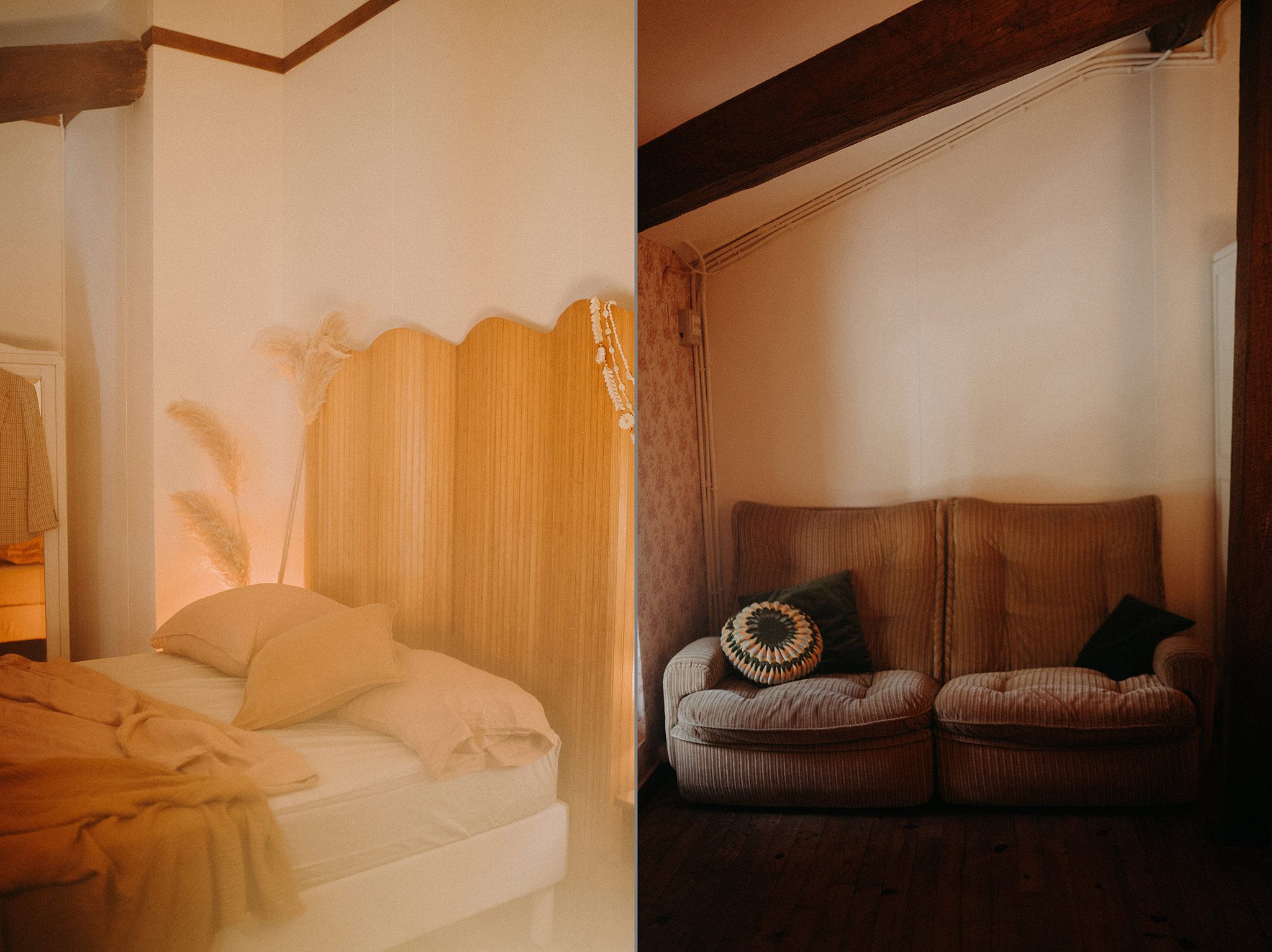 retro style elopement 70s