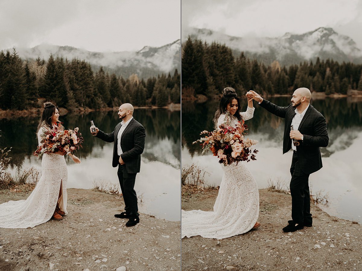 elopement seattle pnw snoqualmie