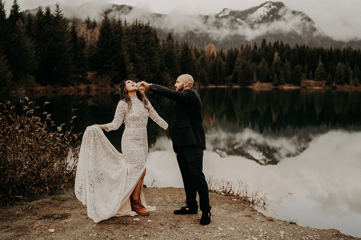 elopement seattle pnw snoqualmie