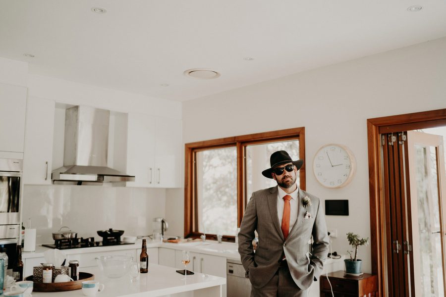 sydney boho elegant wedding. groomsman, best man