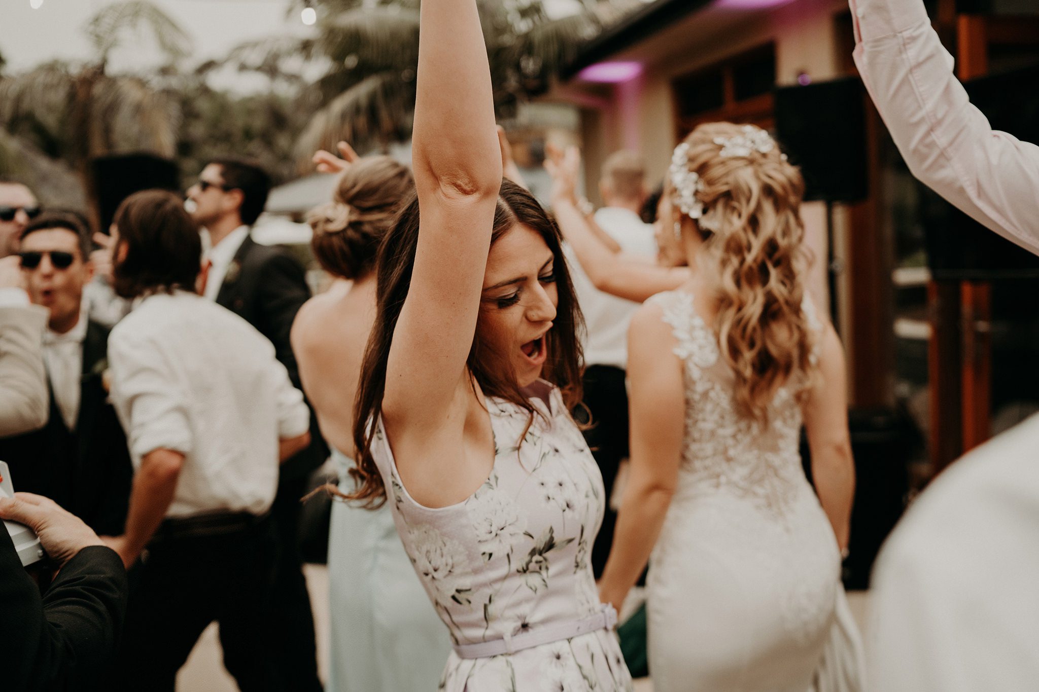 sydney boho elegant wedding. dancefloor party