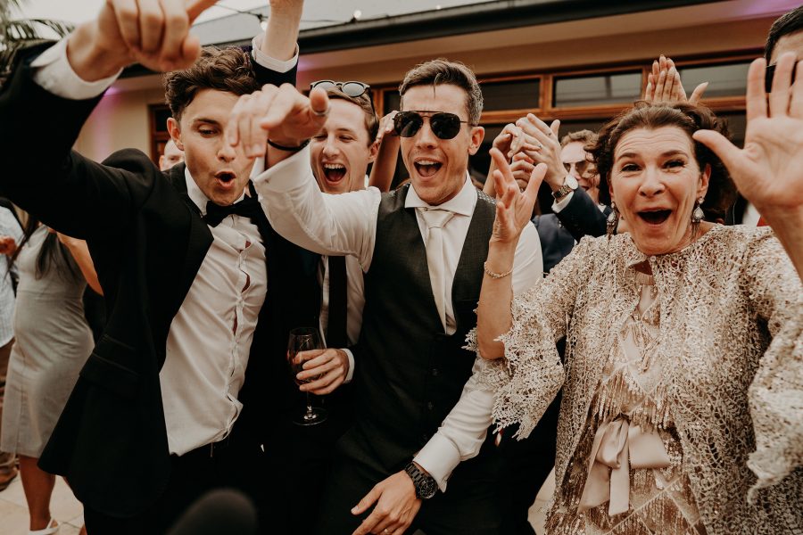 sydney boho elegant wedding. dancefloor party