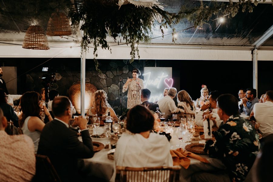 sydney boho elegant wedding. mother of the groom speech