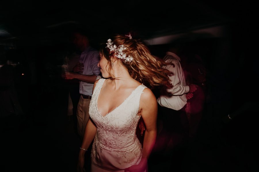 sydney boho elegant wedding. bride on the dancefloor