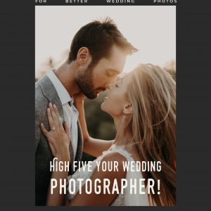 [Couples] "High Five Your Wedding Photographer!"