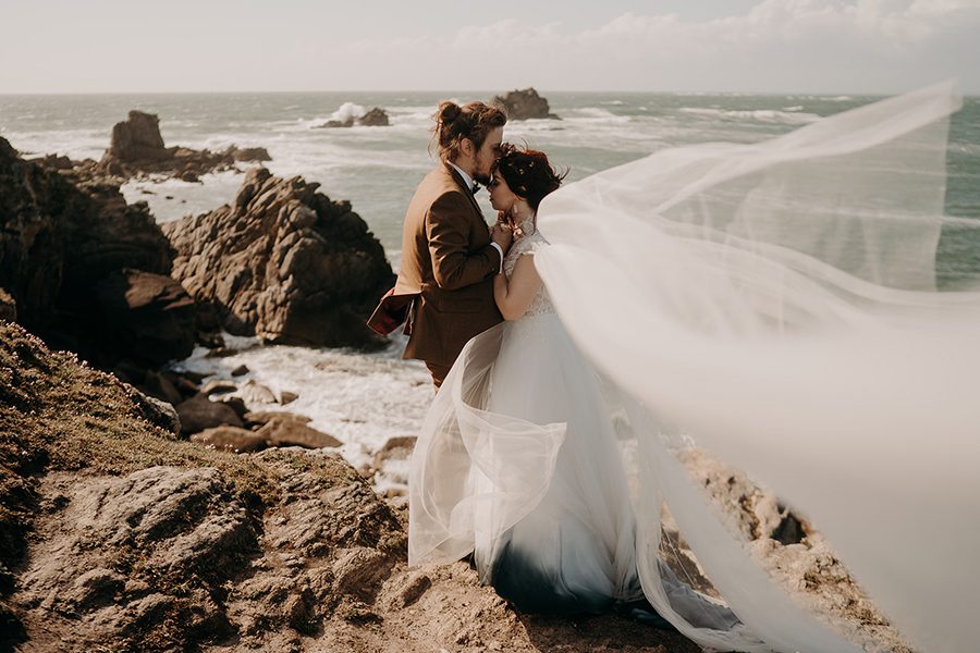 cérémonie mariage plage Bretagne